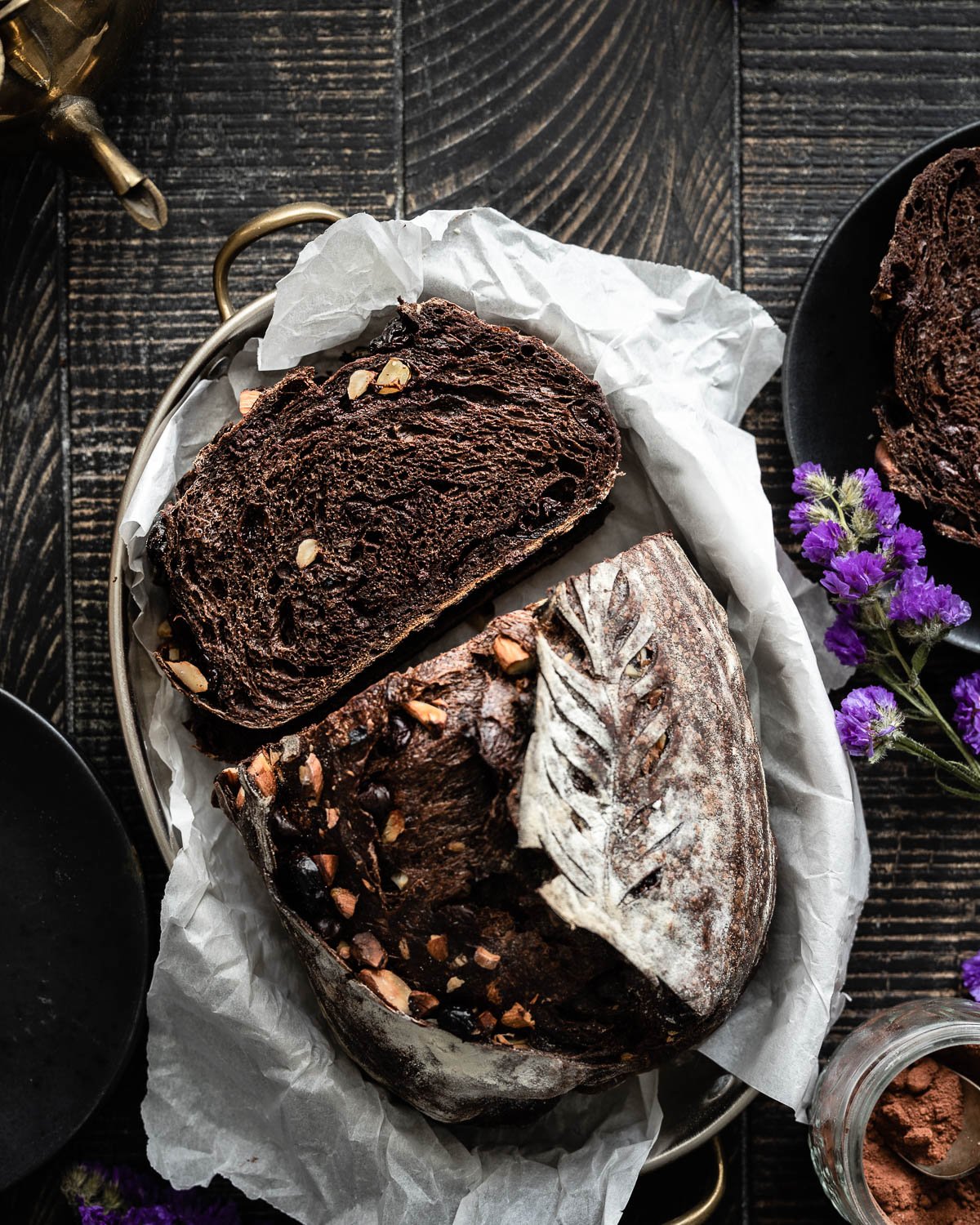 Dutch Oven Bread - Dark Chocolate Cranberry Walnut Dutch Oven Bread