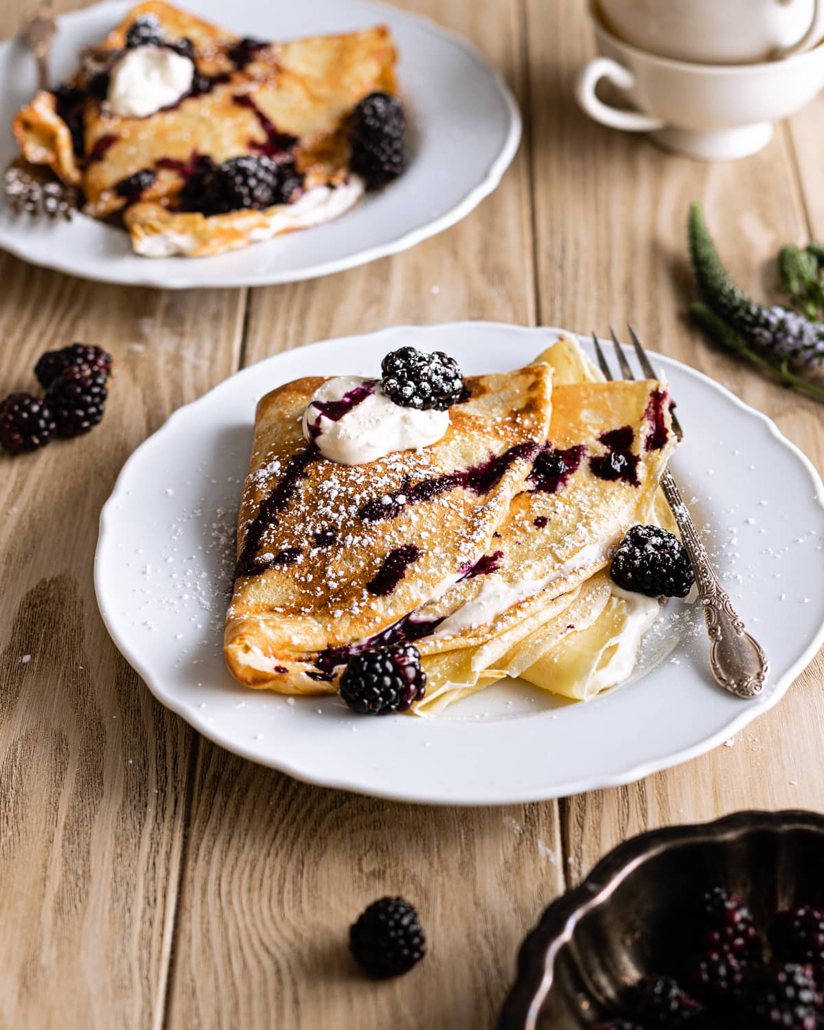 Homemade Filled Crepes