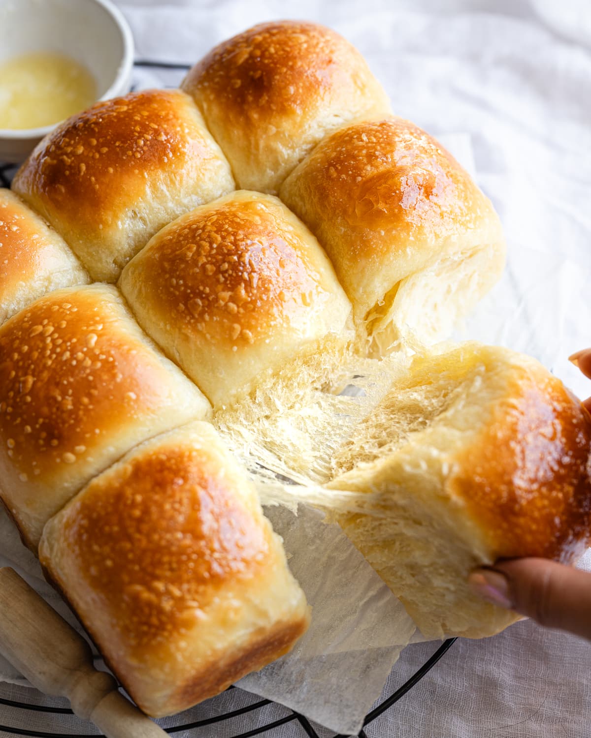 Milk Bread Rolls Recipe