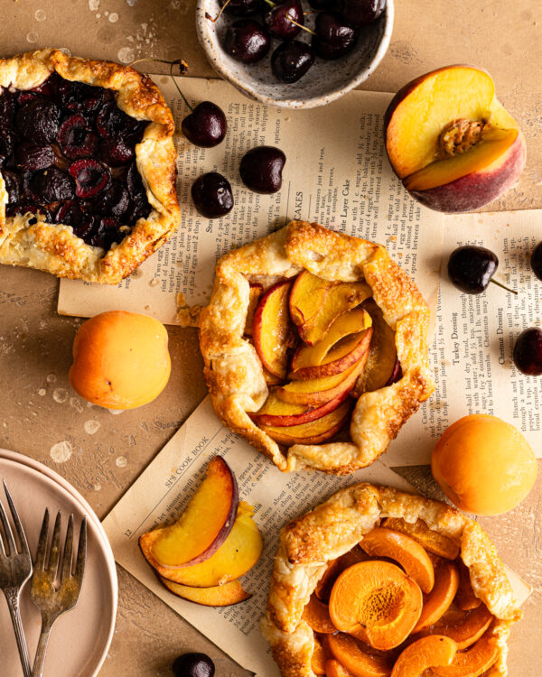 Mini Sourdough Discard Fruit Galettes - Make It Dough