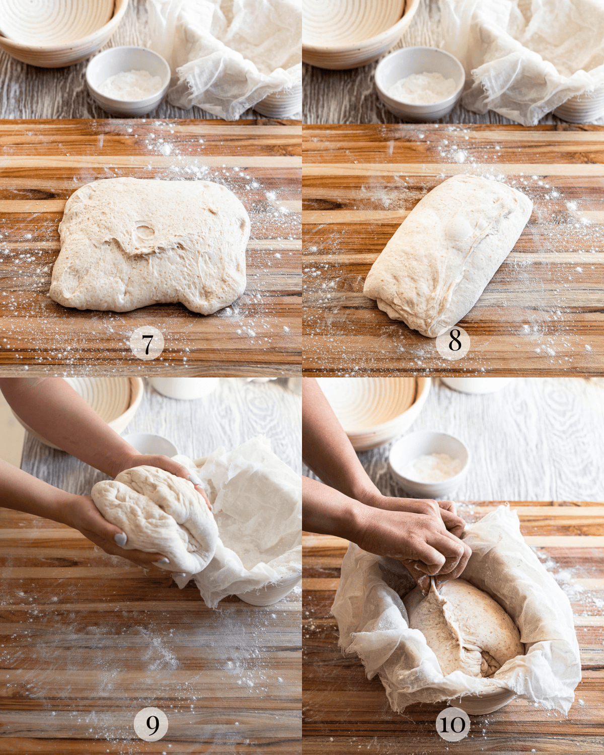 A Step-by-Step Guide to Folding Bread Dough