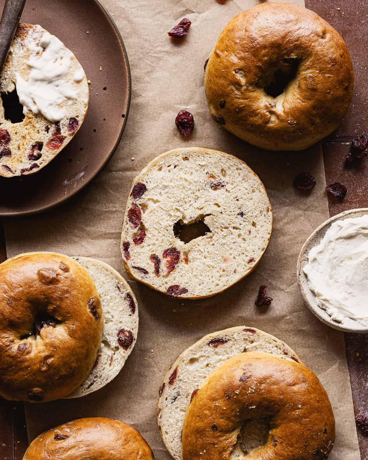Sourdough Discard Cranberry Orange Bagel Recipe-image
